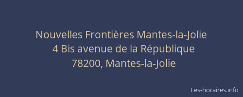 Nouvelles Frontières Mantes-la-Jolie