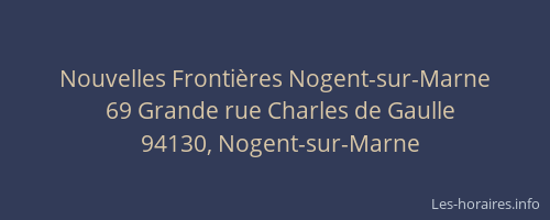 Nouvelles Frontières Nogent-sur-Marne