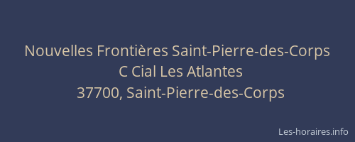Nouvelles Fronti&egrave;res Saint-Pierre-des-Corps