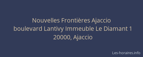 Nouvelles Frontières Ajaccio