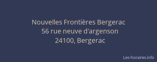 Nouvelles Frontières Bergerac