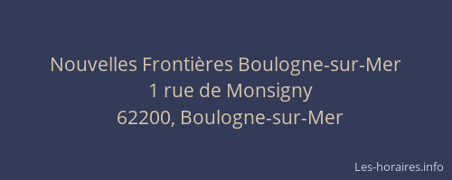 Nouvelles Frontières Boulogne-sur-Mer