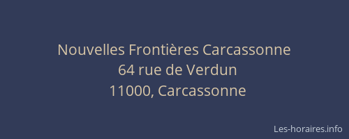 Nouvelles Frontières Carcassonne