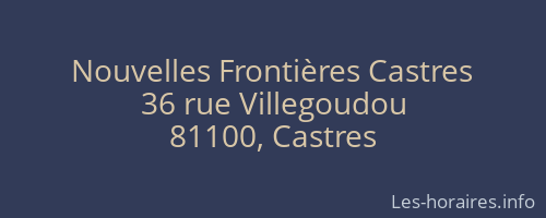 Nouvelles Frontières Castres