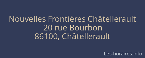 Nouvelles Frontières Châtellerault