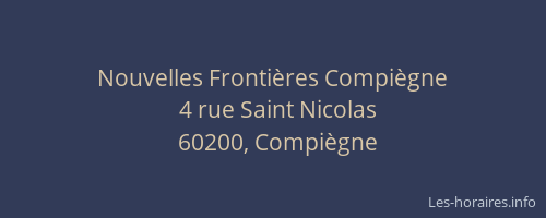 Nouvelles Frontières Compiègne
