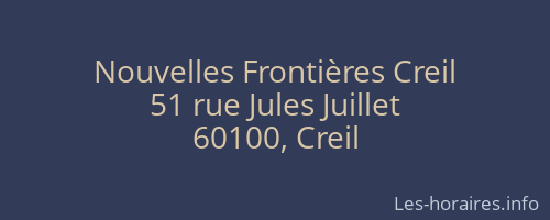 Nouvelles Frontières Creil