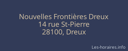 Nouvelles Frontières Dreux