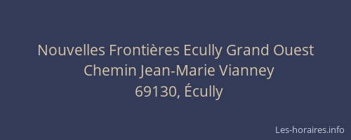 Nouvelles Frontières Ecully Grand Ouest