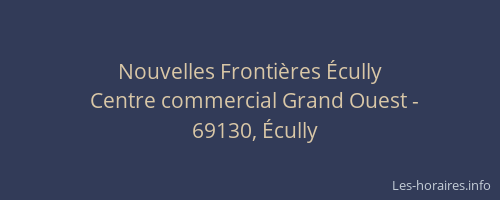 Nouvelles Frontières Écully