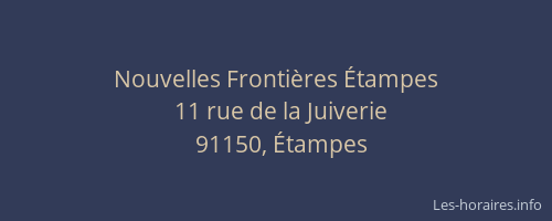 Nouvelles Frontières Étampes