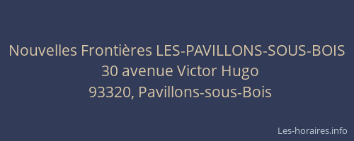 Nouvelles Frontières LES-PAVILLONS-SOUS-BOIS