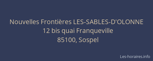 Nouvelles Frontières LES-SABLES-D'OLONNE