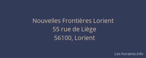 Nouvelles Frontières Lorient