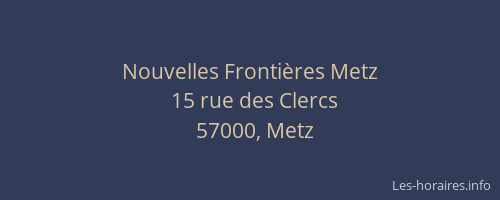 Nouvelles Frontières Metz