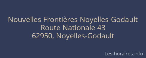 Nouvelles Frontières Noyelles-Godault