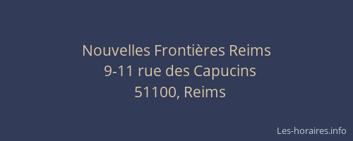Nouvelles Frontières Reims