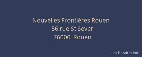 Nouvelles Frontières Rouen