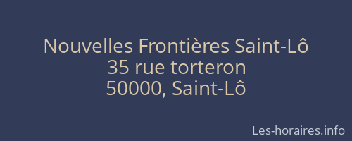 Nouvelles Frontières Saint-Lô