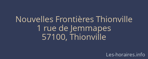 Nouvelles Frontières Thionville