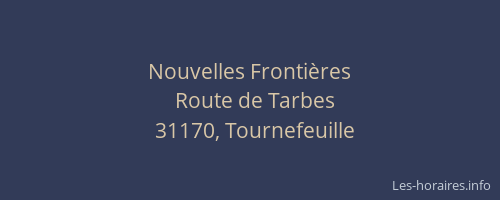 Nouvelles Frontières