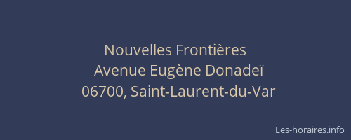 Nouvelles Frontières