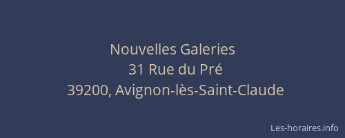 Nouvelles Galeries