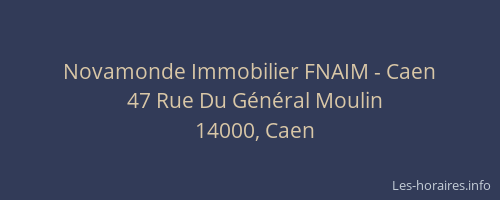 Novamonde Immobilier FNAIM - Caen