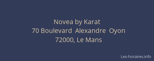 Novea by Karat