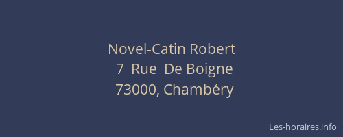 Novel-Catin Robert