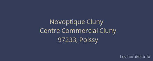 Novoptique Cluny