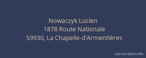 Nowaczyk Lucien
