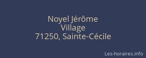 Noyel Jérôme