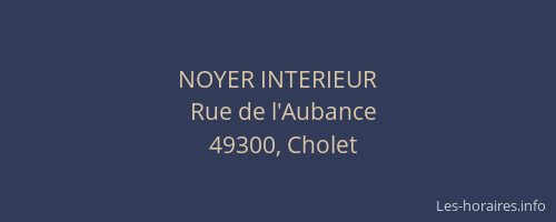 NOYER INTERIEUR