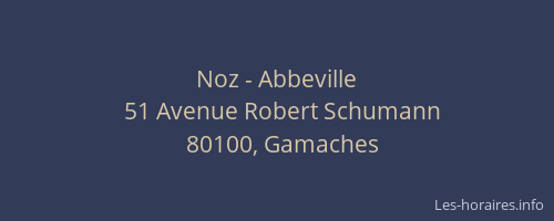 Noz - Abbeville