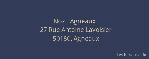 Noz - Agneaux