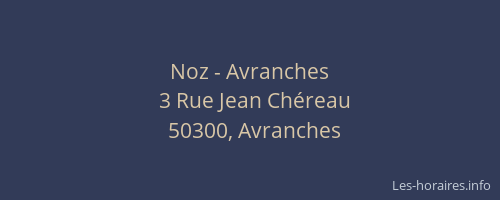 Noz - Avranches