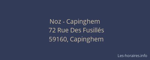 Noz - Capinghem