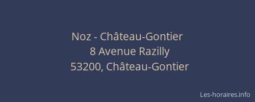 Noz - Château-Gontier