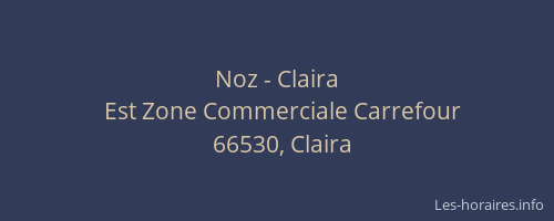 Noz - Claira