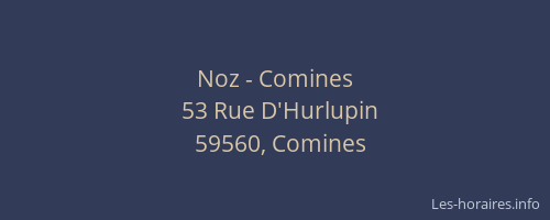 Noz - Comines
