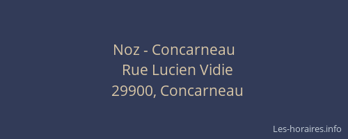 Noz - Concarneau