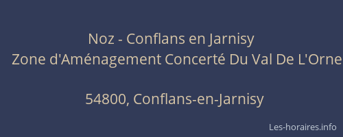 Noz - Conflans en Jarnisy