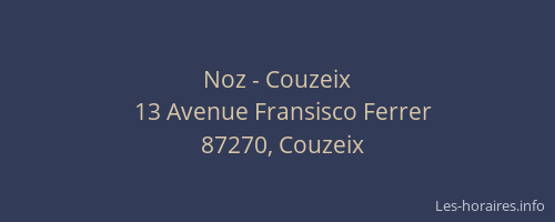 Noz - Couzeix
