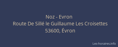 Noz - Evron