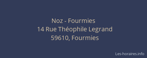 Noz - Fourmies