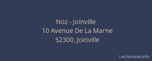 Noz - Joinville
