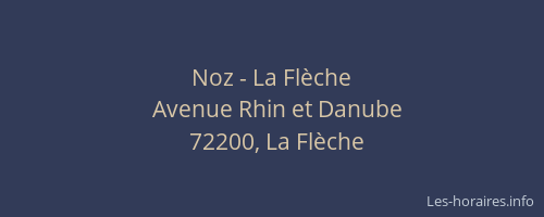 Noz - La Flèche