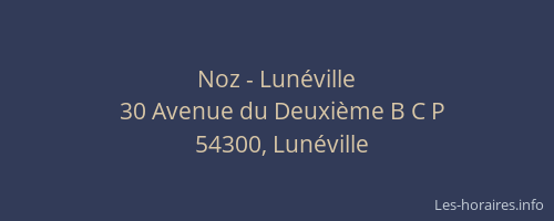 Noz - Lunéville