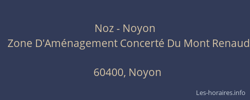 Noz - Noyon